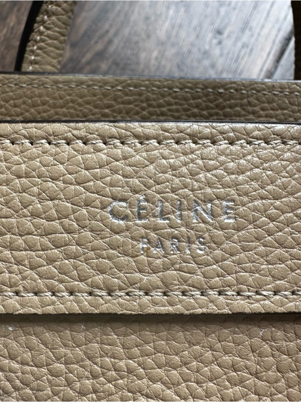 Celine Mini Luggage Tote in Beige Taupe - Picture 3 of 16